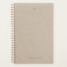 Agenda 2025 Minimalista personalizável