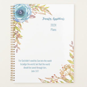 Agenda 2025 Personalizado Escritura Watercolor