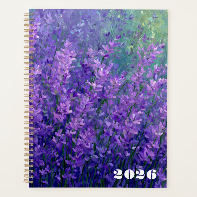 Agenda 2026 Flores Inspiración Vincent van Gogh (Frente)