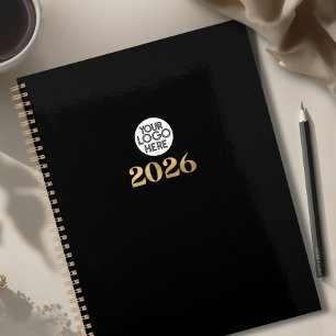 Agenda 2026 Folha de Ouro do Elegante Business Faux