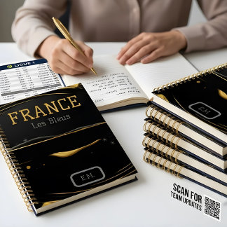 Agenda 2026 França Les Bleus: Escrito em Ouro | Luxo