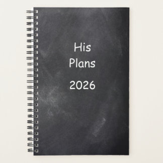 Agenda 2026 Planner For Men Plans Chalkboard Style