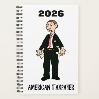 Agenda 2026 Tax Planner IRS Joke Taxday Humor Funny Broke