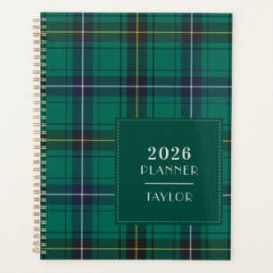 Agenda 2026 Xadrez Clan Henderson Tartan Checkered