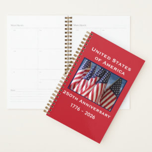 Agenda 250º Aniversário do Patriotic American Flags