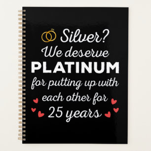 Agenda 25 Casamento I - Casal Engraçado Silver