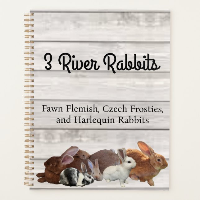 Agenda 3 Rivers Rabbits Planner (Frente)