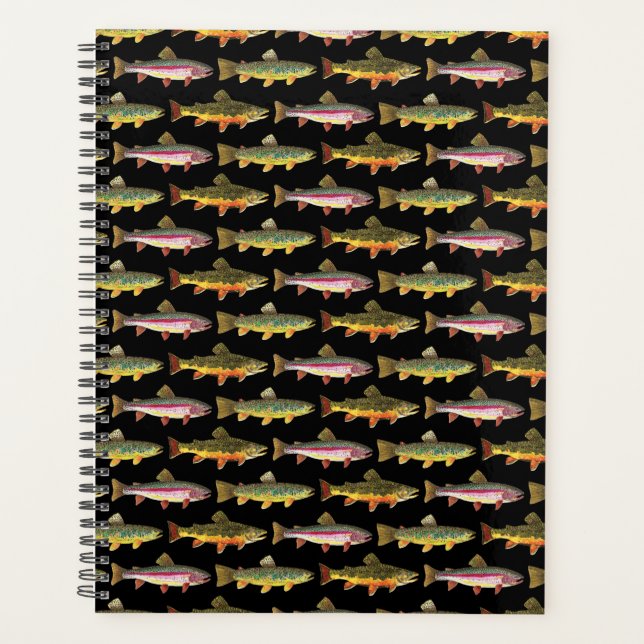 Agenda 3 Trouts para pavimenteiras de peixes (Frente)