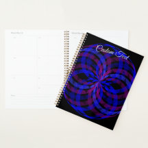3D Center Geometric Flower Petal Planner