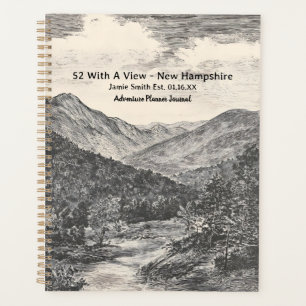 Agenda 52 Com Uma Vista Picos Das Montanhas De New Hampsh