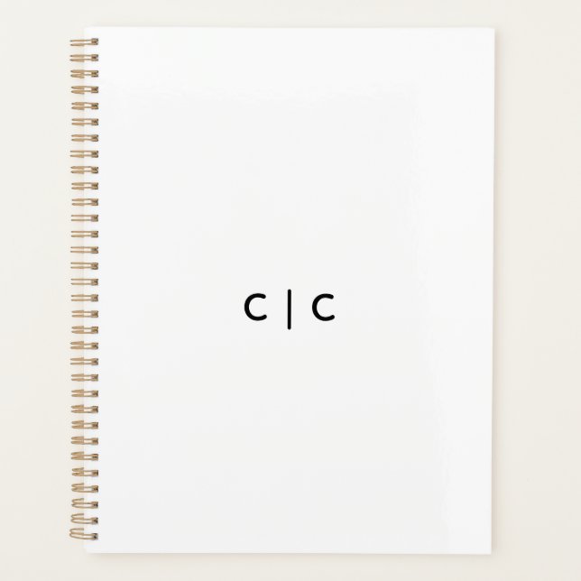 Agenda 8,5" x 11" (Frente)