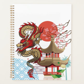 Agenda A collaboration of Japanese scenery and dragons