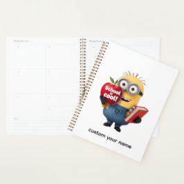 Agenda A Escola é Legal | Minion com Nome Personalizado e