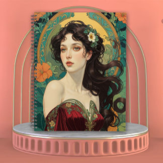 Agenda A Mulher Art Nouveau do Flor Eterno