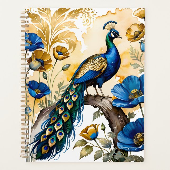 Agenda A papoila azul dos pavões é uma flor bonita que (Frente)