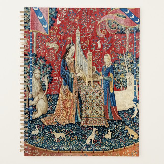 Agenda A Senhora e o Unicórnio, Audição (Frente)