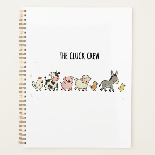 Agenda "A Turma do Cluck" (Frente)
