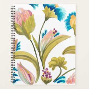 Agenda Abbey Floral Azulejos - Flores de Mola