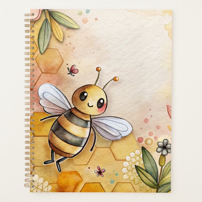 Agenda Abeja Feliz Favo de Mel Abelhão  (Frente)