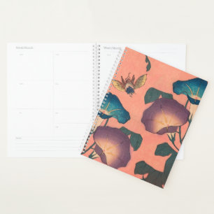 Agenda Abelhas e Flores Arte Asiática Japonesa