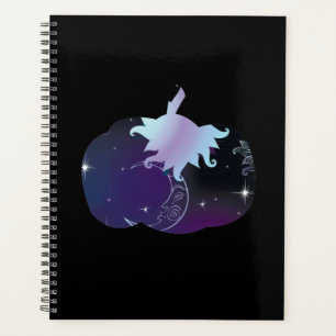 Agenda Abóbora Azul Escuro