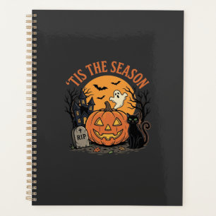 Agenda Abóbora Engraçada Desenho de Trocadilho de Hallowe