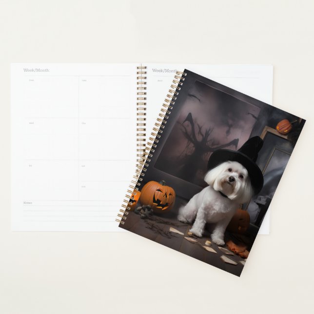 Agenda Abóboras Maltesas de Halloween Assustadoras (Exibição)