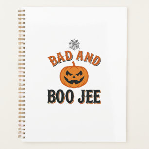 Agenda Abobrinha Ruim E Boo Jee De Halloween Gráfico_1