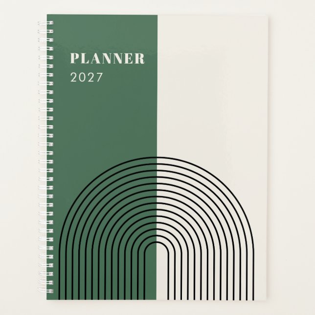 Agenda Abstração Boho Moderna (Frente)