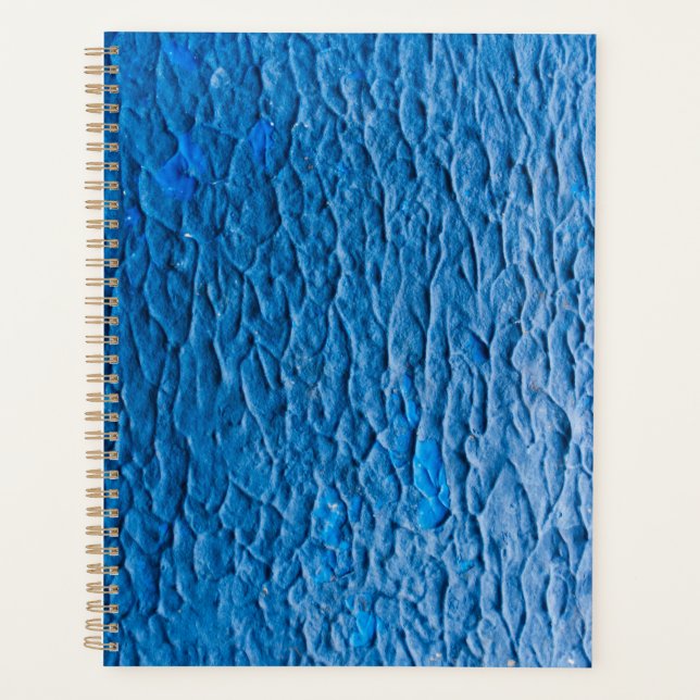 Agenda Abstract Cobalt Blue Textured Wall with Impasto Pa (Frente)