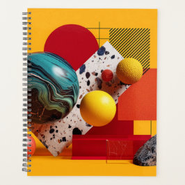 Agenda Abstract geometric colorful composition