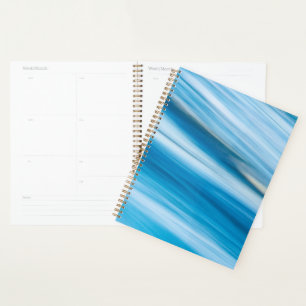Agenda Abstrato azul-marinho