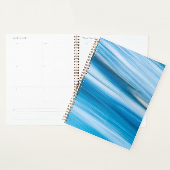 Agenda Abstrato azul-marinho (Exibição)