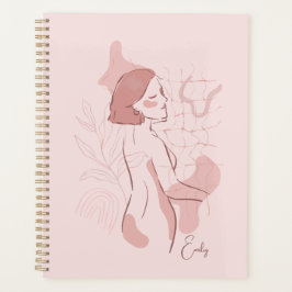 Agenda Abstrato Boho Woman Illustration , Terthy Tones HP