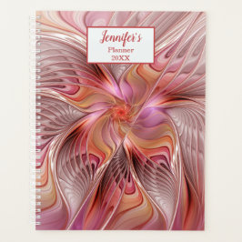 Agenda Abstrato Butterfly Colorful Fantasy Fractal Name