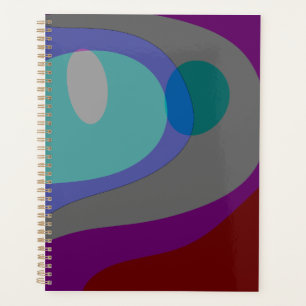 Agenda Abstrato Colorida Art 613
