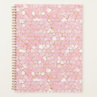 Agenda Abstrato cor-de-rosa Chiyogami Planner