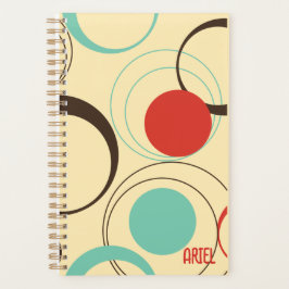 Agenda Abstrato de Elegante Moderno Personalizado
