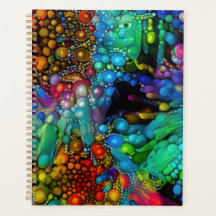 Abstrato de Queimaduras Psicodélicas