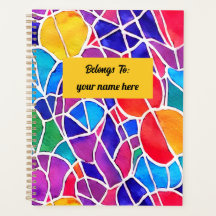 Abstrato geométrica colorida artística personaliza