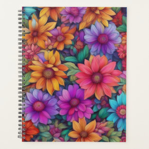 Agenda Abstrato Inverso Colorido nº 444 -
