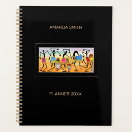 Agenda Abstrato, Watercolor, Ritmo de Dança de Quebra Inc