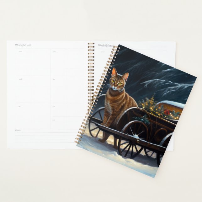 Agenda Abyssinian Snowy Sleigh Passeia Decência de Natal (Exibição)