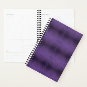 Agenda Aceitação   Padrão de Boho Eclético Violet