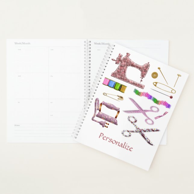 Agenda Acessórios de costura por safra de esforço (Exibição)