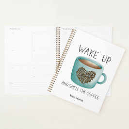 Agenda Acorde Sentir o Aroma do Café - Aquarela Grãos de 