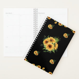 Agenda Acrilica de Girassol – Gráfico Floral