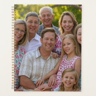 Agenda Adicionar Foto de Reunião de Família Personalizada