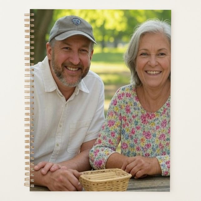 Agenda Adicionar Personalização de Foto Aposentada (Frente)