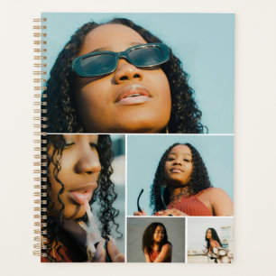 Agenda Adicionar Sua Própria Colagem Personalizada De Fot